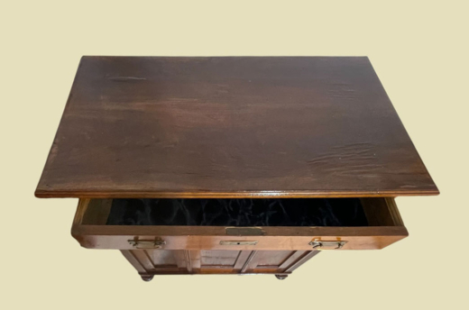 Vertiko ANTIK Jugendstil VINTAGE Nußbaum Kommode Schrank von 1920