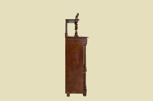 Vertiko ANTIK Gründerzeit Nußbaum Kommode Schrank Aufsatz von 1880
