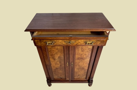 Vertiko ANTIK Gründerzeit VINTAGE Nußbaum Kommode Schrank von 1880