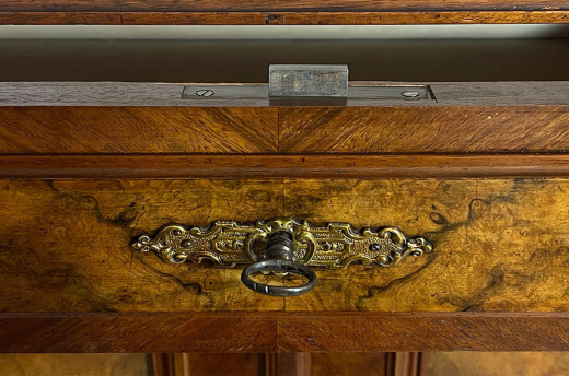 Vertiko ANTIK Gründerzeit VINTAGE Nußbaum Kommode Schrank von 1880
