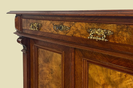 Vertiko ANTIK Gründerzeit VINTAGE Nußbaum Kommode Schrank von 1880