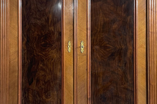 Kleiderschrank ANTIK Gründerzeit Nußbaum VINTAGE Schrank von 1880