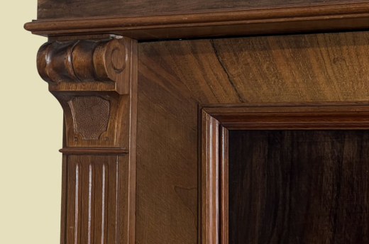 Kleiderschrank ANTIK Gründerzeit Nußbaum VINTAGE Schrank von 1880