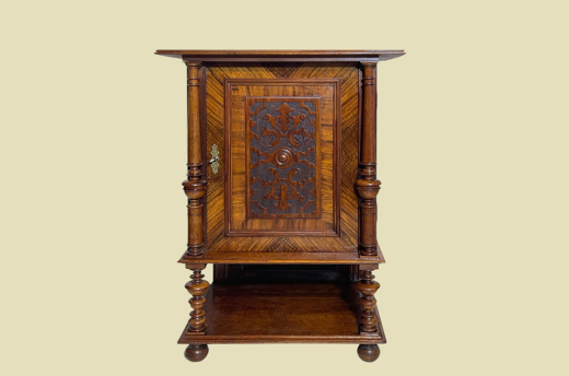 Kabinettschrank ANTIK Gründerzeit VINTAGE Nußbaum Kommode Barschrank von 1880