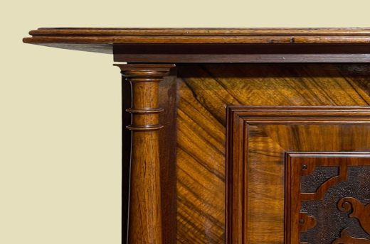 Kabinettschrank ANTIK Gründerzeit VINTAGE Nußbaum Kommode Barschrank von 1880