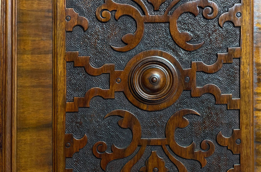 Kabinettschrank ANTIK Gründerzeit VINTAGE Nußbaum Kommode Barschrank von 1880