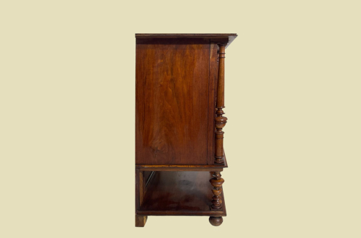 Kabinettschrank ANTIK Gründerzeit VINTAGE Nußbaum Kommode Barschrank von 1880