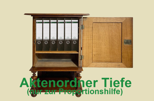 Kabinettschrank ANTIK Gründerzeit VINTAGE Nußbaum Kommode Barschrank von 1880