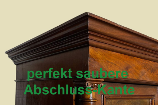 Kleiderschrank ANTIK Gründerzeit Nußbaum VINTAGE Schrank von 1880