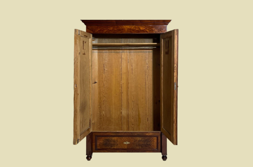 Kleiderschrank ANTIK Gründerzeit Nußbaum VINTAGE Schrank von 1880