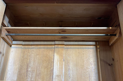 Kleiderschrank ANTIK Gründerzeit Nußbaum VINTAGE Schrank von 1880
