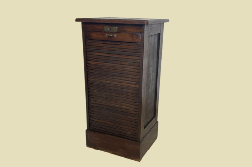 Rolladenschrank ANTIK Jugendstil VINTAGE Art Deco Noten Akten Schrank von 1920