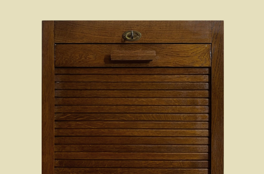 Rolladenschrank ANTIK Art Deco VINTAGE Notenschrank Aktenschrank von 1920