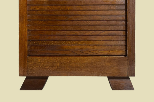 Rolladenschrank ANTIK Art Deco VINTAGE Notenschrank Aktenschrank von 1920