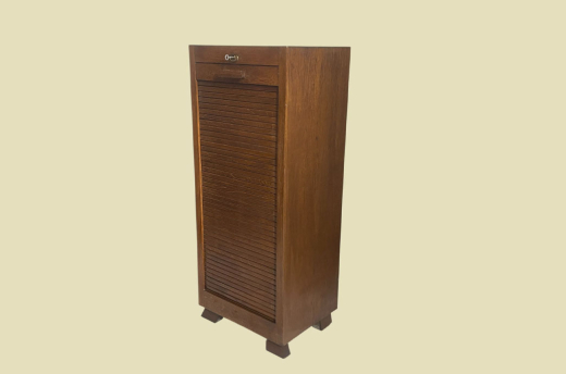 Rolladenschrank ANTIK Art Deco VINTAGE Notenschrank Aktenschrank von 1920