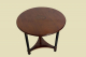1820er ANTIK runder Biedermeier VINTAGE Bronze Messing Mahagoni Couch Beistell Tisch von 1820