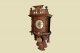 1880er Junghans Freischwinger Wand Uhr ANTIK Gründerzeit VINTAGE mit Krone von 1880