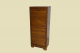 1960er Rolladen Schrank ANTIK Eiche VINTAGE Büromöbel Noten Kommode von 1960