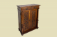1880er Vertiko ANTIK Gründerzeit VINTAGE Nußbaum Säulen Kommode Schrank von 1880
