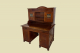 1920er Schreibtisch ANTIK Jugendstil VINTAGE Nußbaum Sekretär mit Aufsatz von 1920