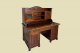 1920er Schreibtisch ANTIK Jugendstil VINTAGE Nußbaum Sekretär mit Aufsatz von 1920