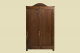 1840er ANTIK Schrank Louis Philippe VINTAGE Nußbaum Wäscheschrank von 1840