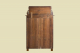 1840er Vertiko ANTIK Louis Philippe Nußbaum VINTAGE Schrank Kommode von 1840