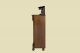 1840er Vertiko ANTIK Louis Philippe Nußbaum VINTAGE Schrank Kommode von 1840