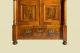Vitrine ANTIK Gründerzeit VINTAGE Nußbaum Bücher Säulen Schrank von 1880