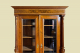 Vitrine ANTIK Gründerzeit VINTAGE Nußbaum Bücher Säulen Schrank von 1880