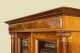 Vitrine ANTIK Gründerzeit VINTAGE Nußbaum Bücher Säulen Schrank von 1880