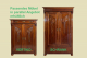Kleiderschrank ANTIK Jugendstil VINTAGE Lebensbaum Schrank von 1920
