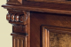 Vertiko ANTIK Gründerzeit Nußbaum Kommode Schrank Aufsatz von 1880