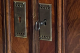 Kommode ANTIK Gründerzeit VINTAGE Nußbaum Halbschrank Schrank von 1880