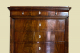 BLENDER Schrank Biedermeier Antik Handpoliert Mahagoni Wäscheschrank von 1820