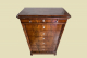 BLENDER Schrank Biedermeier Antik Handpoliert Mahagoni Wäscheschrank von 1820
