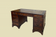 Schreibtisch ANTIK Leder VINTAGE Mahagoni Sekretär English Chesterfield Empire