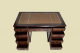 Schreibtisch ANTIK Leder VINTAGE Mahagoni Sekretär English Chesterfield Empire