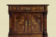 Kommode ANTIK Gründerzeit VINTAGE Nußbaum Halbschrank Schrank von 1880
