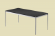 Original USM HALLER Tisch Schreibtisch VINTAGE Konferenztisch Sekretär Schwarz 200x75