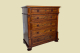 Große Kommode ANTIK Gründerzeit VINTAGE Nußbaum Sideboard Schrank von 1880