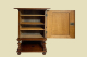 Kabinettschrank ANTIK Gründerzeit VINTAGE Nußbaum Kommode Barschrank von 1880