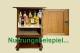 Kabinettschrank ANTIK Gründerzeit VINTAGE Nußbaum Kommode Barschrank von 1880