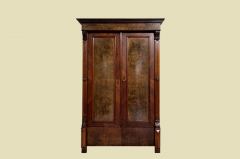 1880er Kleiderschrank ANTIK Gründerzeit Nußbaum Schrank von 1880
