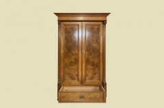 1880er Kleiderschrank ANTIK Gründerzeit Nußbaum Schrank von 1880
