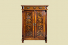 1880er Vertiko ANTIK Gründerzeit Nußbaum Kommode Schrank von 1880