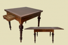 1880er Esstisch ANTIK Gründerzeit VINTAGE Schreib Tisch von 1880 -ausziehbar-