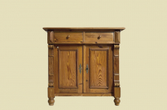 1880er Kommode ANTIK Gründerzeit VINTAGE Weichholz Halbschrank Schrank von 1880