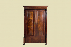 Kleiderschrank ANTIK Gründerzeit Nußbaum VINTAGE Schrank von 1880