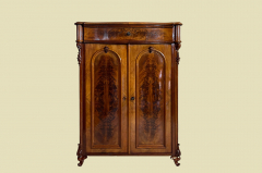 Edel Vertiko ANTIK Louis Philippe Mahagoni VINTAGE Schrank Kommode von 1840